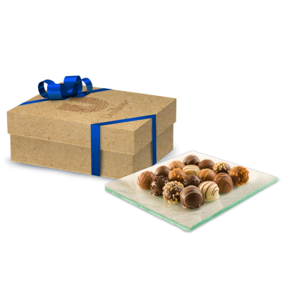 Kit com caixa personalizada e chocolates