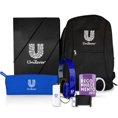 Kit Tecnologia com mochila e necessaire e mais
