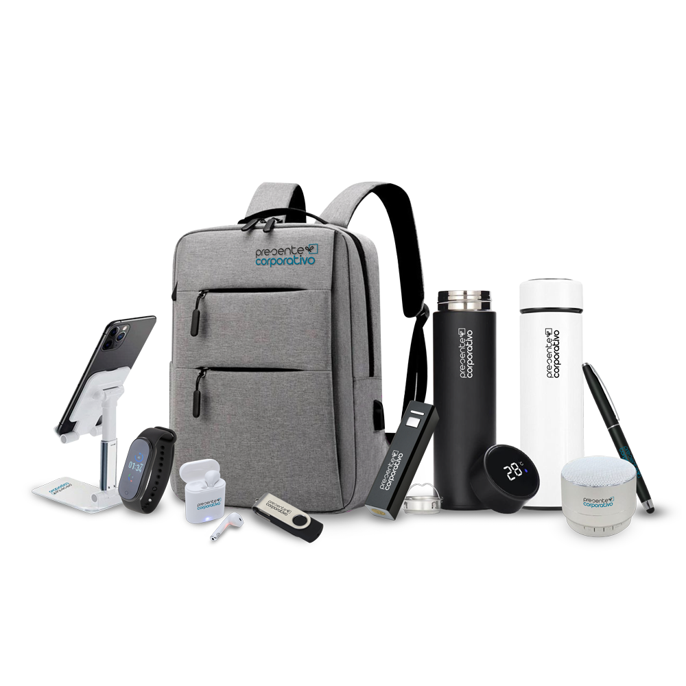 Kit Tecnologia kit com mochila, squeeze, caneta e mais