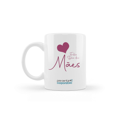 Caneca de porcelana dia das mães