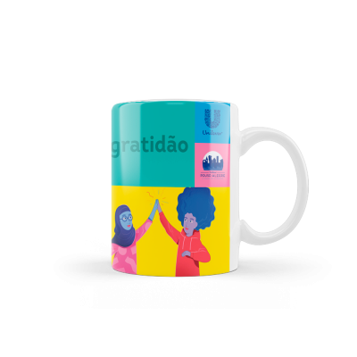 Caneca de porcelana Gratidão