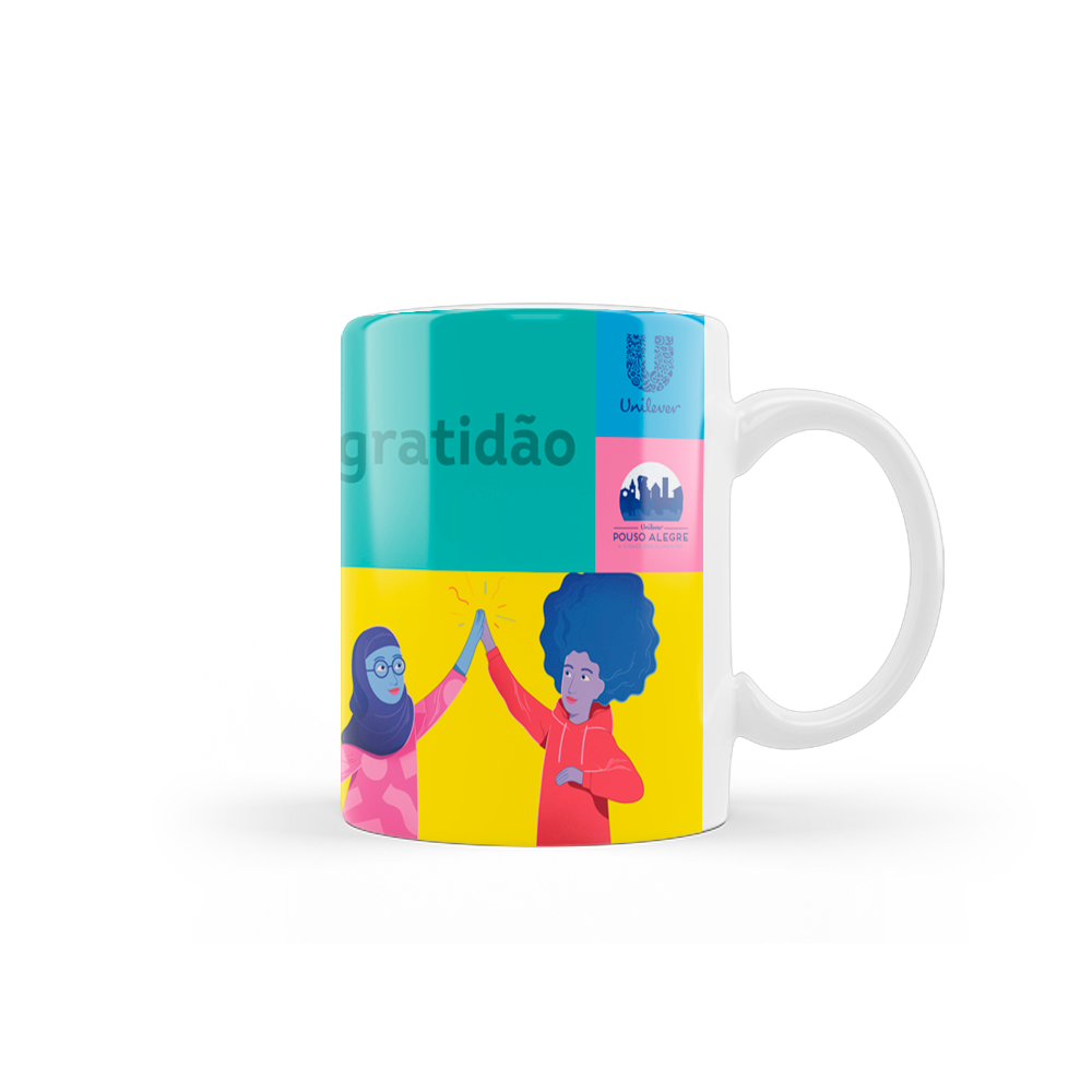 Caneca de porcelana Gratidão