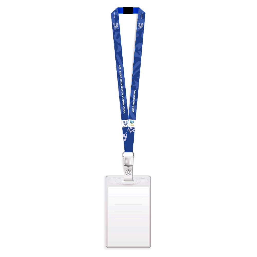 Cordão personalizado para crachá