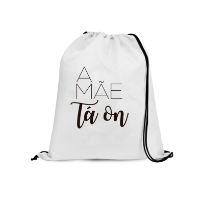 Mochila saco poliéster – Dia das mães
