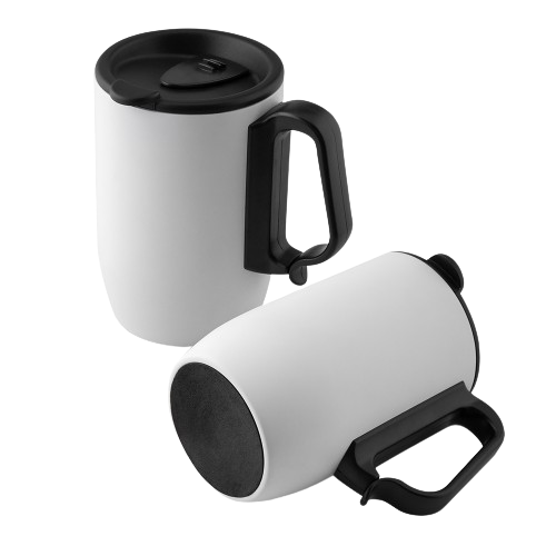Caneca aço inox com gravação a laser