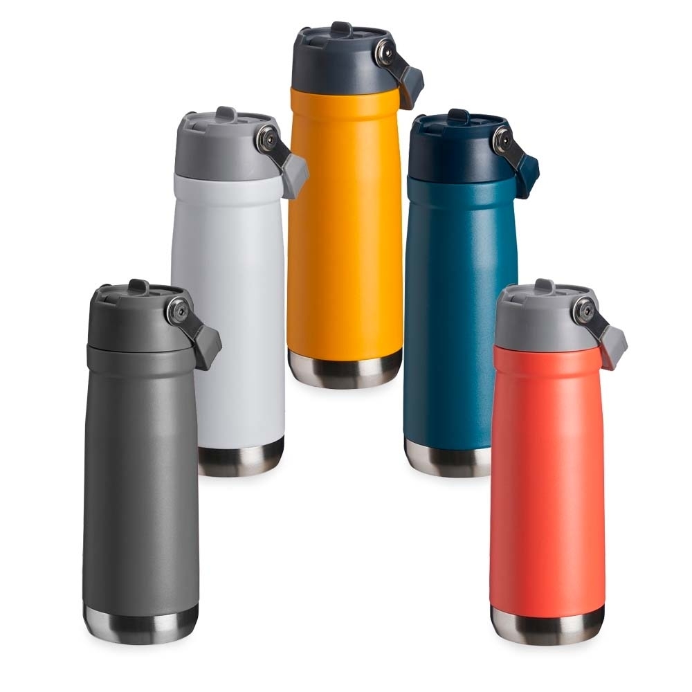 Garrafa térmica em aço inox com parede dupla – 650ml