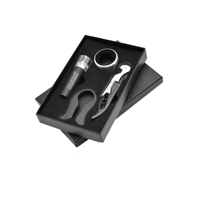 Kit vinho com 4 peças