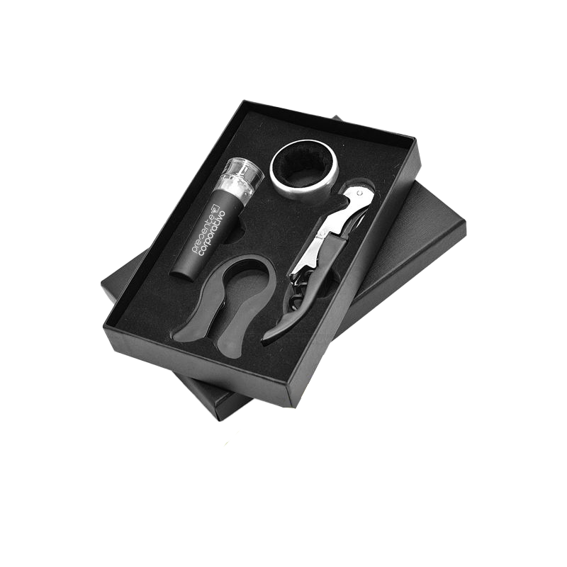 Kit vinho com 4 peças