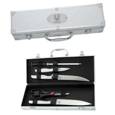 Kit churrasco com maleta personalizada