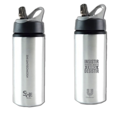 Squeeze de alumínio personalizado – 600ml