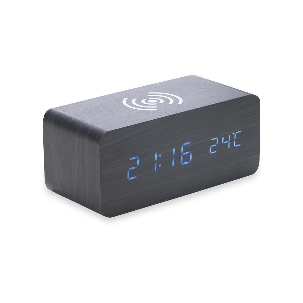 Relógio digital com carregamento por indução