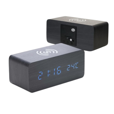 Relógio digital com carregamento por indução